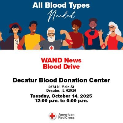 2025 WAND blood drive poster