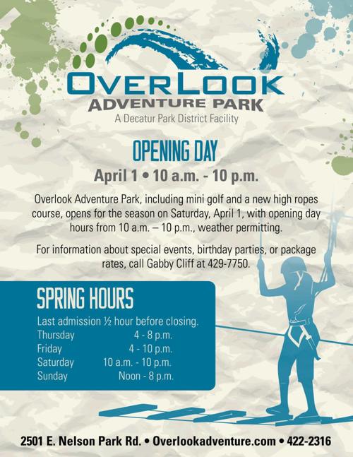 Overlook Adventure Park To Open April 1 Top Stories Wandtv Com