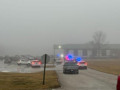 Police at Stephen Decatur Middle School 2