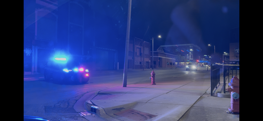 Heavy police presence in downtown Decatur parking lot (1)