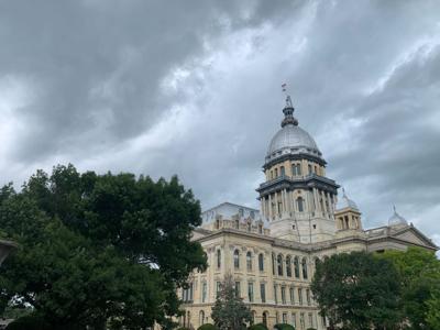 State Capitol Building Storm