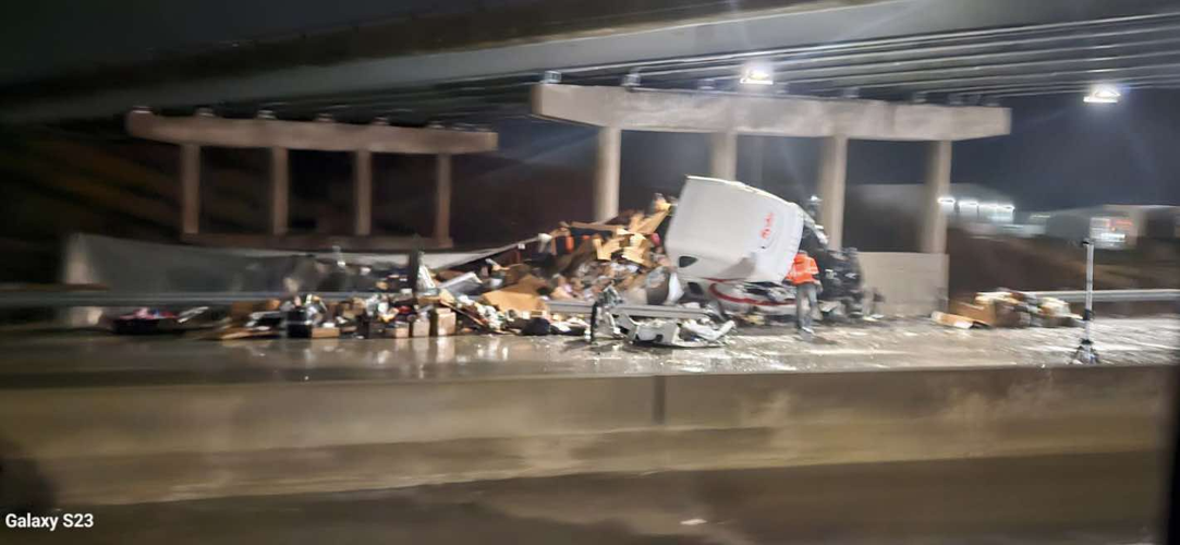 Rt. 48 semi crash in Decatur