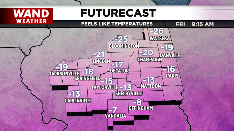 Dangerously cold temperatures for Friday and the weekend