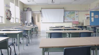 empty classroom