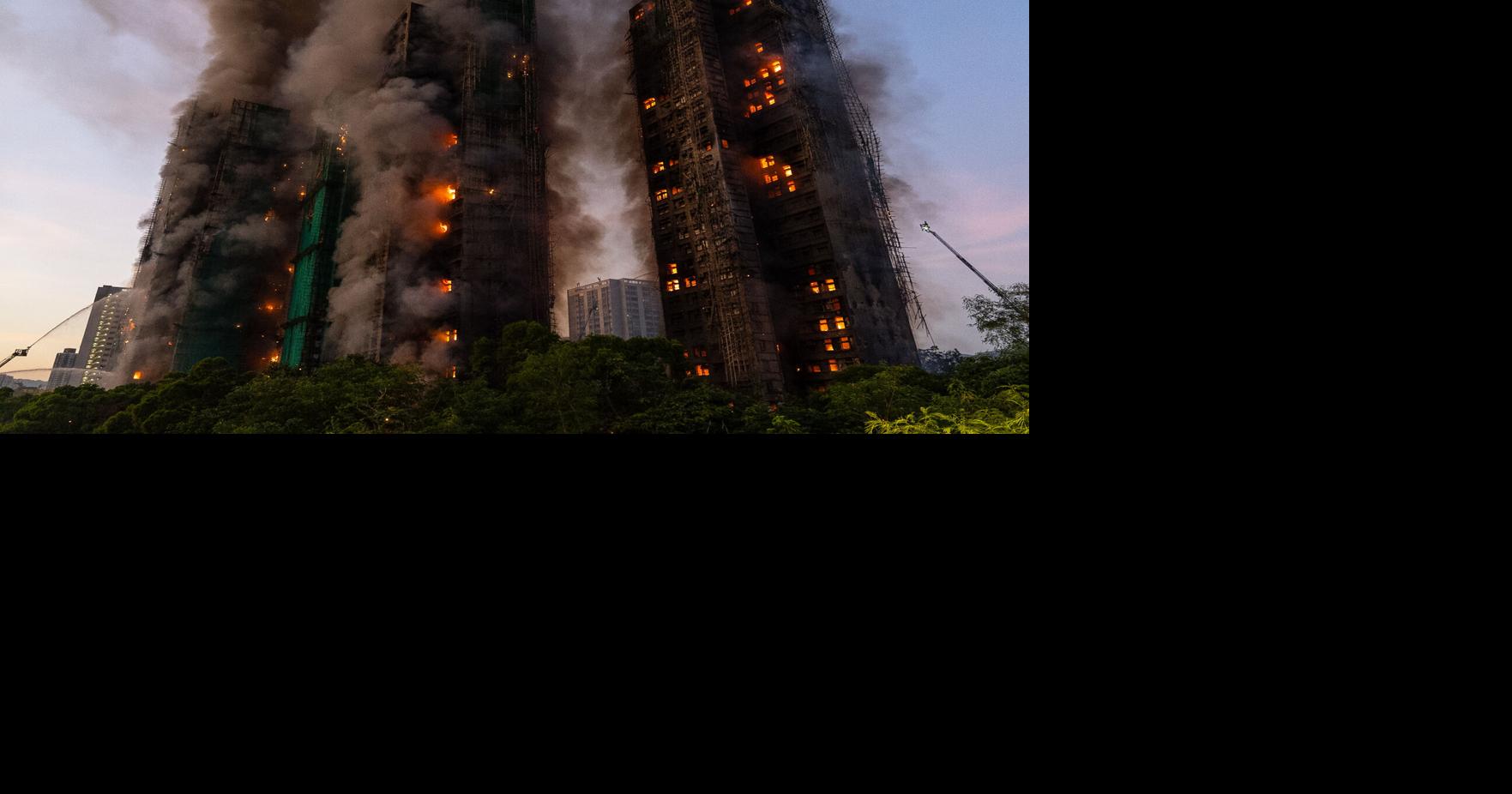 Death toll rises to 128 in Hong Kong residential fire; 8 more arrested