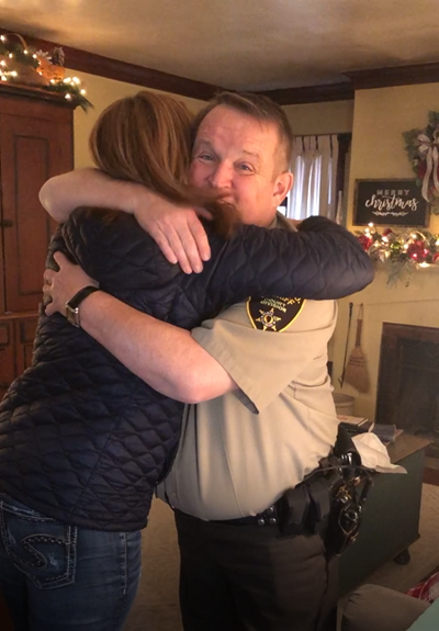 Retired officer recieves lifetime gift