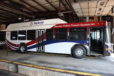 Decatur Public Transit hybrid bus