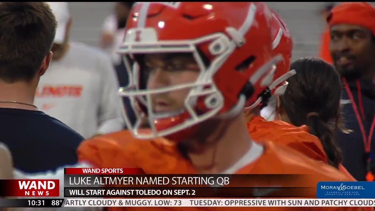 Luke Altmyer Named Illini Starting QB | Sports | Wandtv.com