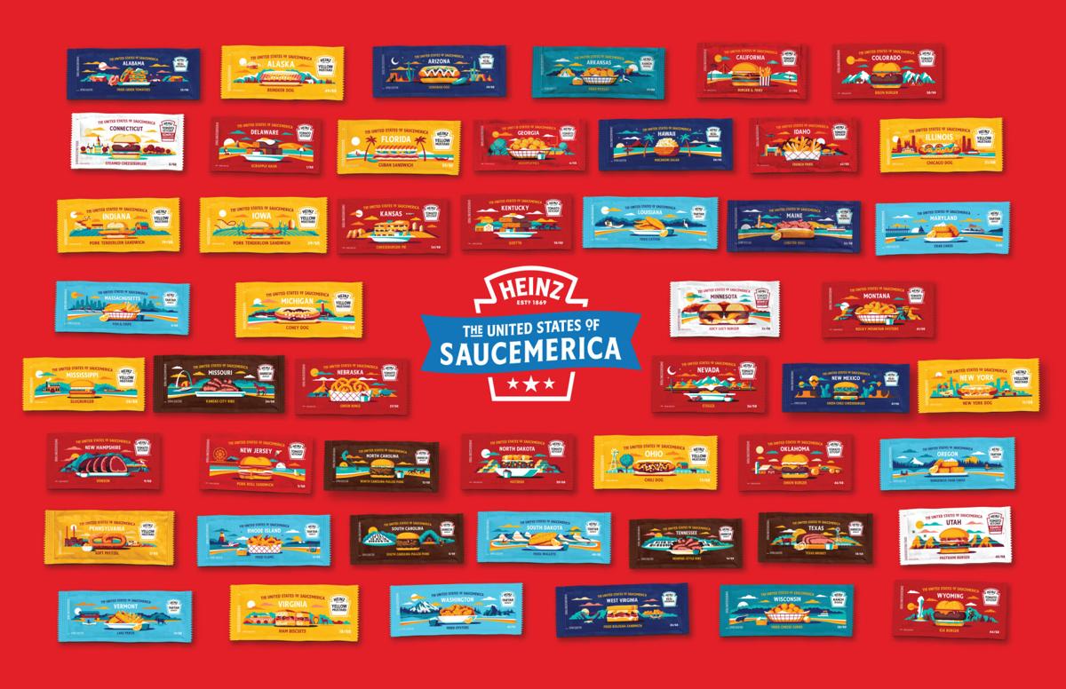 HEINZ launches limited-edition 'Saucemerica' packet collection, offers  prizes to collectors | Top Stories | wandtv.com