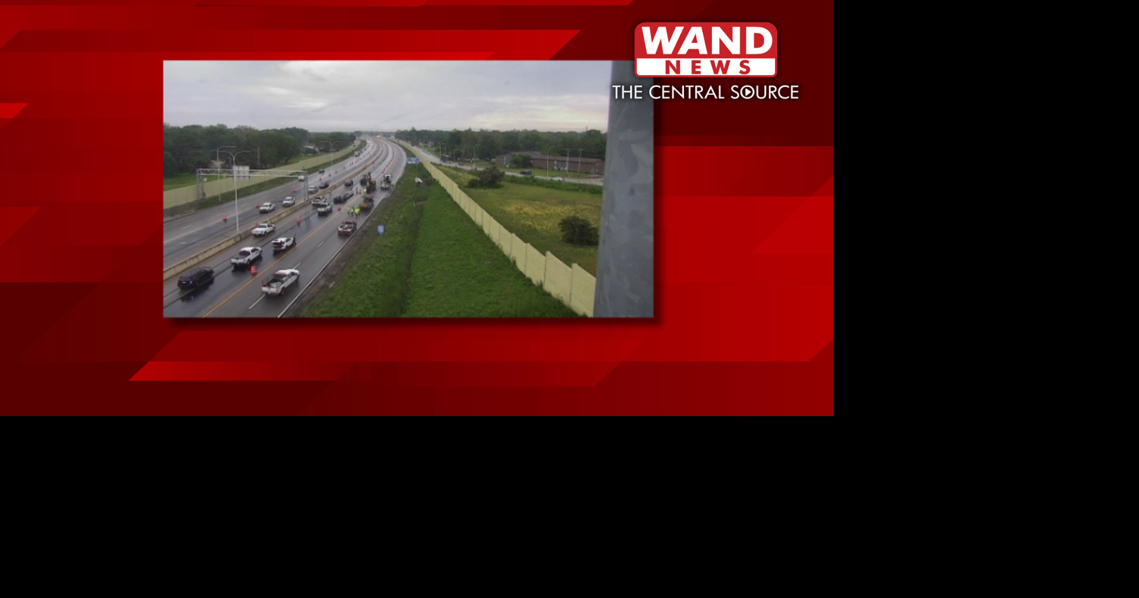 Construction worker dead after being hit on I-74 in Champaign