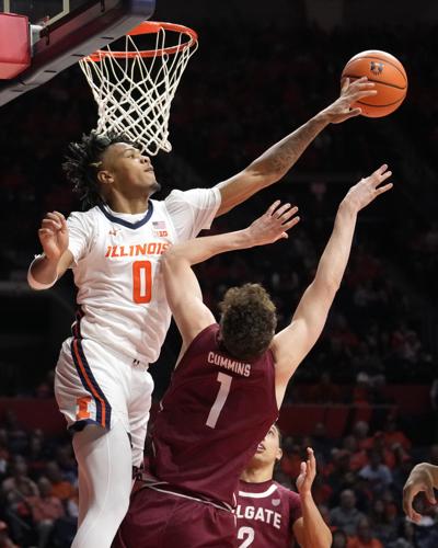 APTOPIX Colgate Illinois Basketball