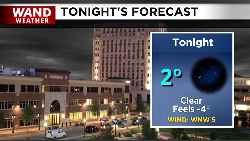 tonight's forecast 1-23-25
