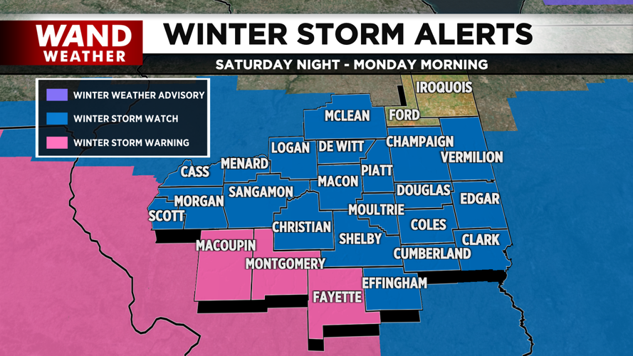 First winter storm of 2025 arrives this weekend
