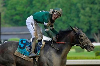 APTOPIX Belmont Stakes Horse Racing