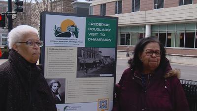 Champaign County African American Heritage Trail unveils first sign in Downtown Champaign