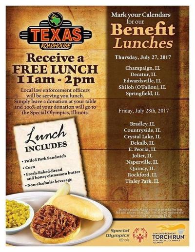Law enforcement, Texas Roadhouse raising money for Special Olympics