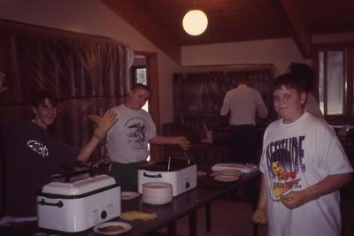 Rock Springs pancake breakfast in 1998