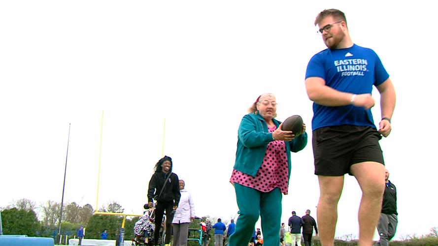 EIU football spreads inclusion and smiles with the Beautiful Lives Project