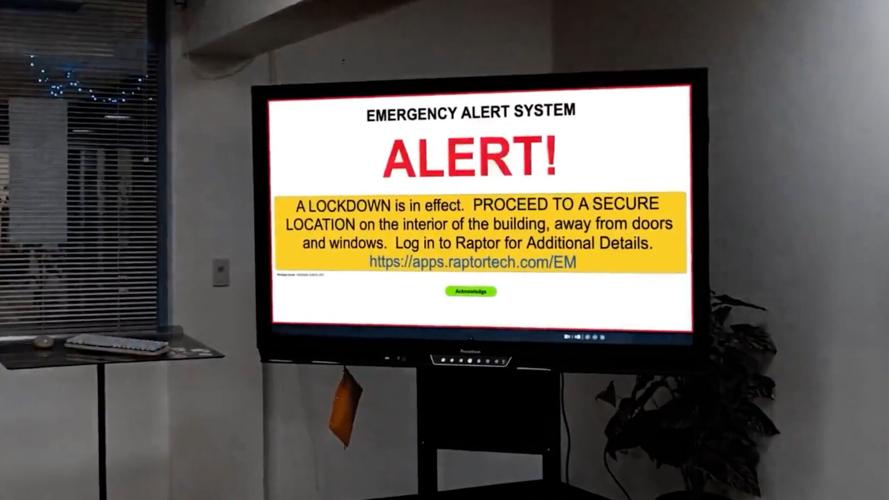School panic alert system
