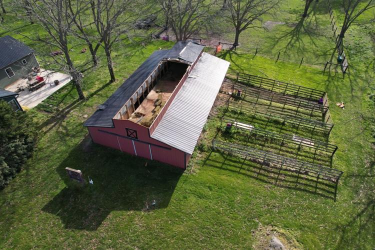Storm damage in Latham on 4/19/24
