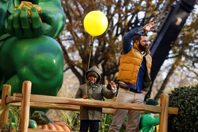 Green Giant Macy's Thanksgiving Day Parade Float with Corn Kid
