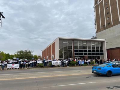 Danville City Council Demonstrators
