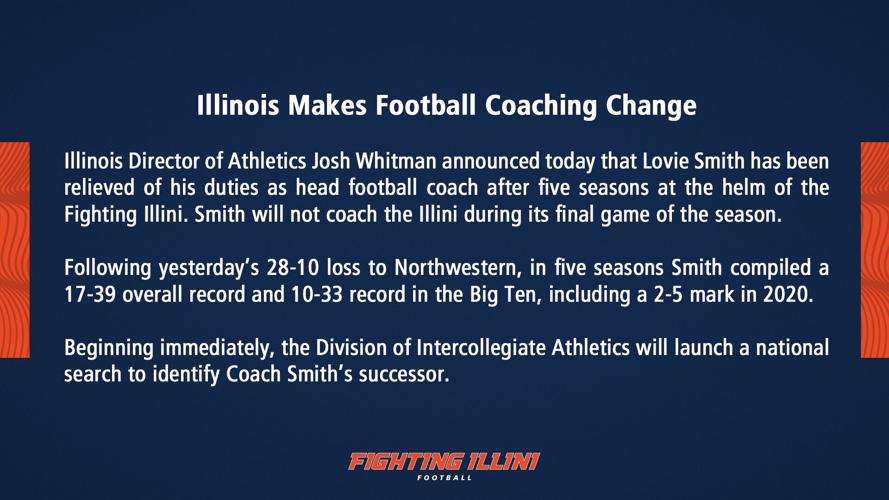 Lovie Smith out as University of Illinois football coach