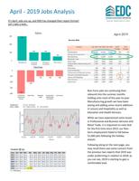 EDC April 2019 jobs report