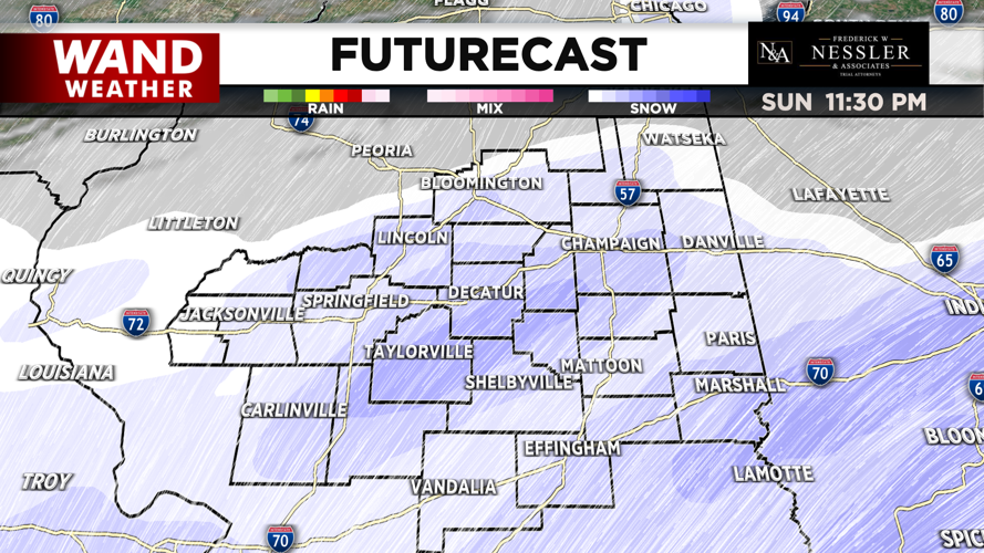 First winter storm of 2025 arrives this weekend | | wandtv.com