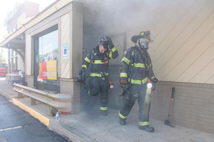 City of Champaign firefighters McDonald's