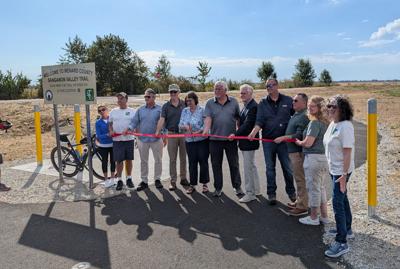 Sangamon Valley Trail extension dedicated in Menard County