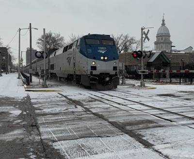 Amtrak winter Capitol