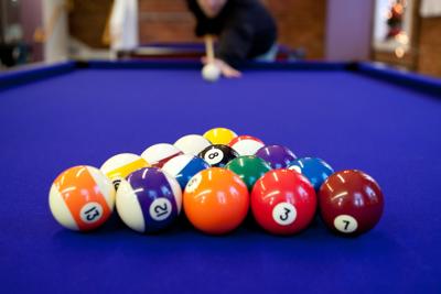 Pool table, billiards,
