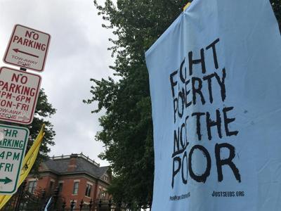 Poor People's Campaign advocates march in Springfield