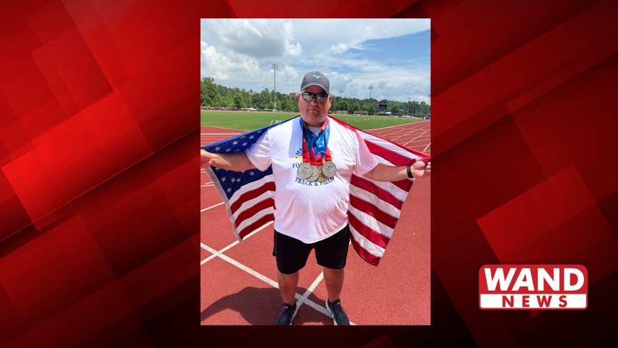 Macon County Deputy Major medals in 2025 World Police and Fire Games