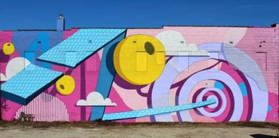 Water and Eldorado mural in Decatur