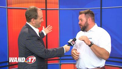 Brit Miller in studio