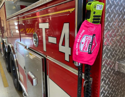 Decatur firefighters mask donation