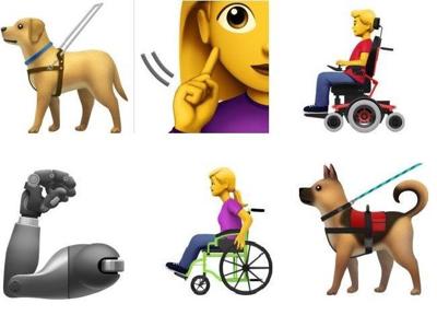 Apple proposing new emojis for people with disabilities
