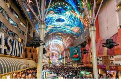 Fremont Street canopy - Las Vegas