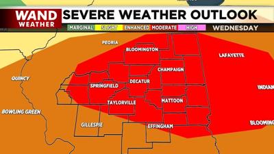 wed severe outlook PM