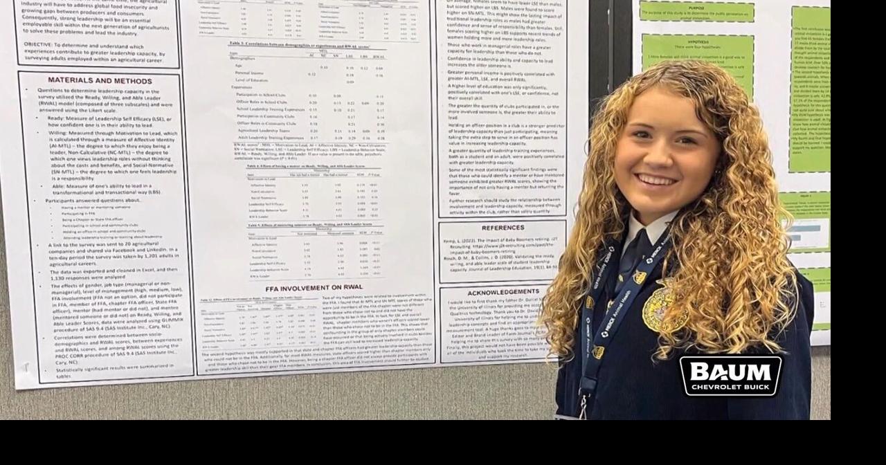 Agribusiness Today: Student from Unity recognized at FFA National ...