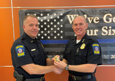 Lt. Brad Allen, Decatur police promotion
