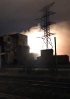 Transformer explodes at Kincaid power plant
