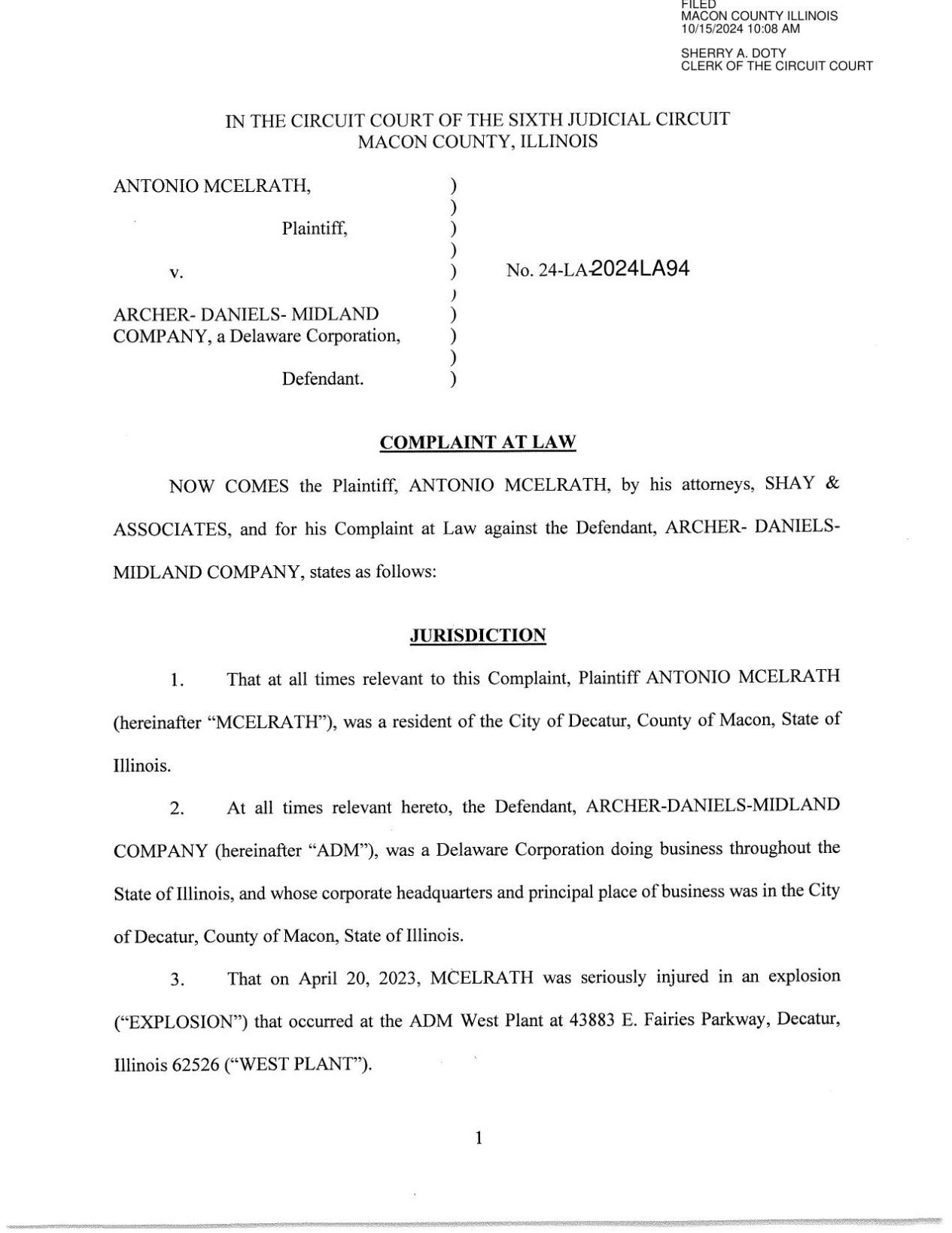 ADM Lawsuit