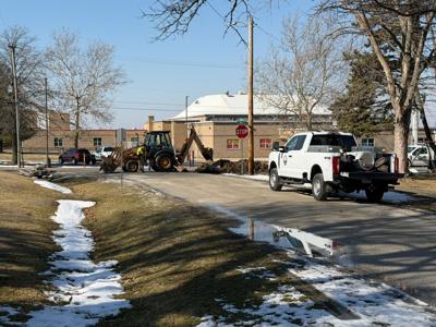 Warrensburg water main break