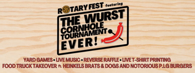 Rotary Fest Wurst Cornhole