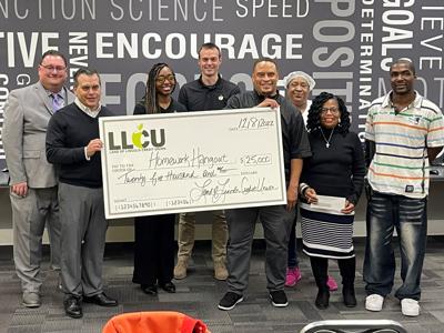 Homework Hangout LLCU donation.