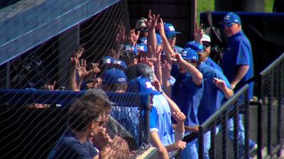 Millikin team dugout