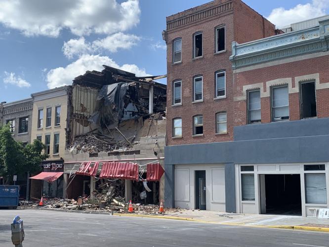 Adams Street Fire Damage
